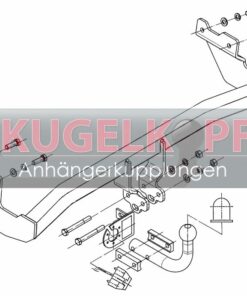 Alternative view of HYUNDAI Getz STARRE ANHÄNGERKUPPLUNG