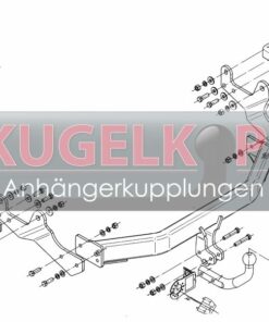 Alternative view of HYUNDAI H1 / H300 STARRE ANHÄNGERKUPPLUNG