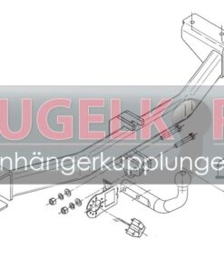 Alternative view of HYUNDAI ix35 STARRE ANHÄNGERKUPPLUNG