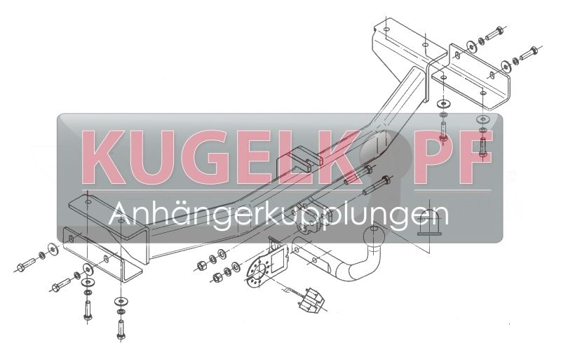 HYUNDAI ix35 STARRE ANHÄNGERKUPPLUNG – Bild 2