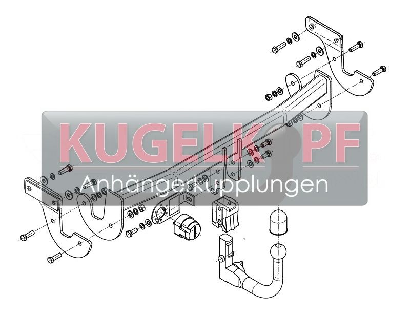 HYUNDAI i40 CW ABNEHMBARE ANHÄNGERKUPPLUNG – Bild 2