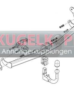 Alternative view of HYUNDAI i20 ABNEHMBARE ANHÄNGERKUPPLUNG